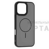 Чехол Matte MagSafe с защитой камеры в техпаке, iPhone 16 Pro, Black