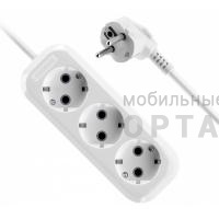 Удлинитель KRONUS 3 гнезда 7 метров 16А/3,5кВт с заземлением ПВС 3х1,0 (1/25)