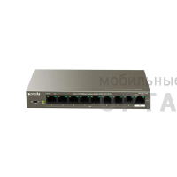 Коммутатор TENDA TEF1109P-8-102W (L2) 9x100Мбит/с 8PoE 92W неуправляемый