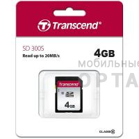 Карта памяти SDHC 4 Гб Transcend 300S Class10