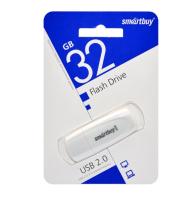 Флешка USB 32Gb SmartBuy Scout, USB 2.0, белый