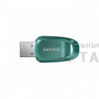 Флешка USB3.2 64 Гб SanDisk  Ultra Eco  морская волна Флешка USB3.2 64 Гб SanDisk  Ultra Eco  морская волна