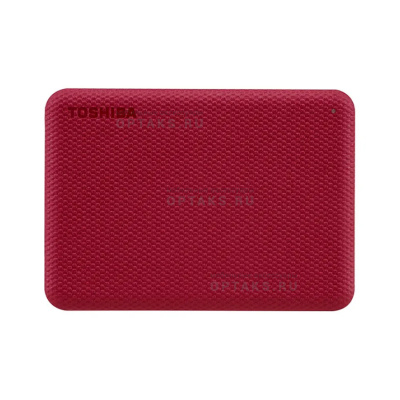 Жесткий диск HDD Toshiba  1 TB Canvio Advance красный, 2.5", USB 3.0